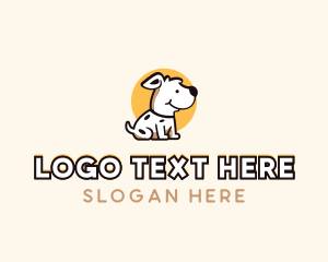 Pet Dog Veterinarian Logo