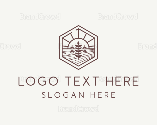 Agriculture Farm Landscape Logo