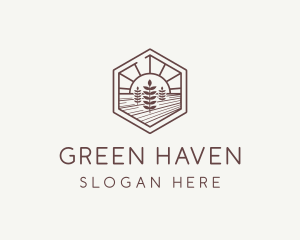 Landscape - Agriculture Farm Landscape logo design