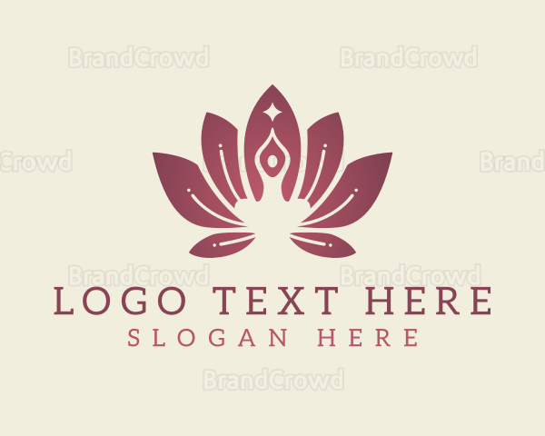 Lotus Star Sitting Meditation Logo