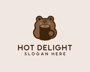 Bear Coffee Mug logo design