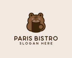 Bear Coffee Mug logo design