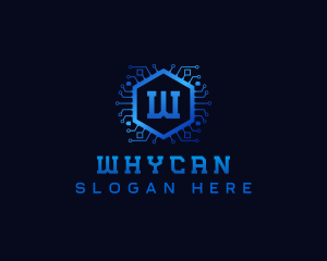 Hexagon Circuit Network Logo