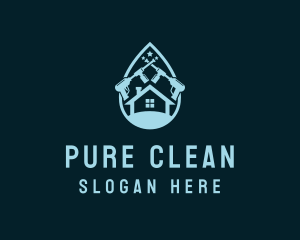 House Pressure Cleaning logo design