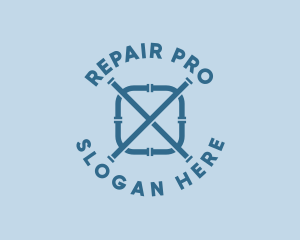 Plumber Pipe Repair logo design