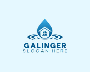 Cleaning - Housekeeping Water Property logo design