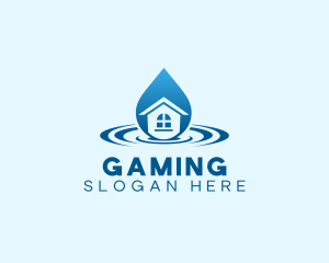 Clean - Housekeeping Water Property logo design