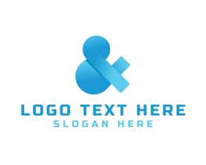 Sign - Modern Business Ampersand logo design