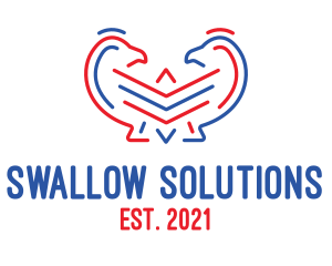 Swallow - Patriotic Bird Sanctuary logo design