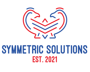 Symmetric - Patriotic Bird Sanctuary logo design