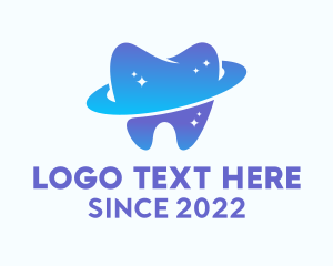 Outerspace - Dental Tooth Galaxy logo design