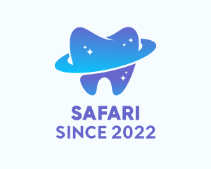Planet - Dental Tooth Galaxy logo design