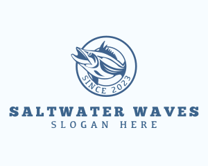Saltwater - Fishing Tuna Fishery logo design
