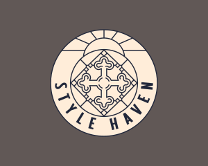 Pastor - Christian Church Cross logo design