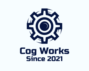 Cog Wheel Machine logo design