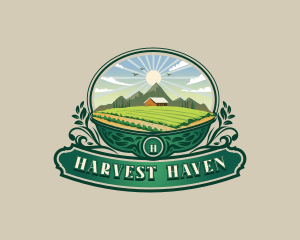 Agriculture Farm House logo design