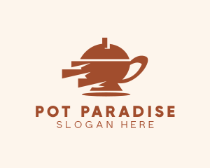 Pot - Tea Pot Cafe logo design