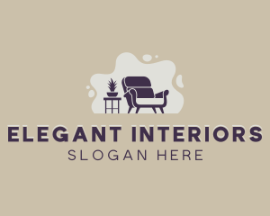 Armchair Furniture Upholstery logo design