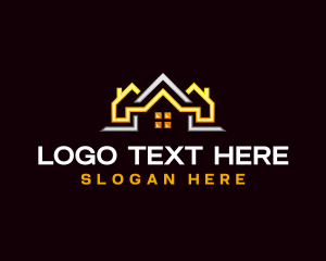 Residence - Roof House Real Estate logo design