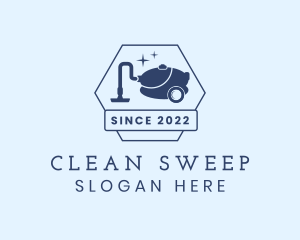 Sweeping - Cleaning Vacuum Appliance logo design