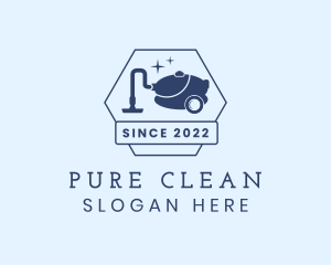 Disinfecting - Cleaning Vacuum Appliance logo design