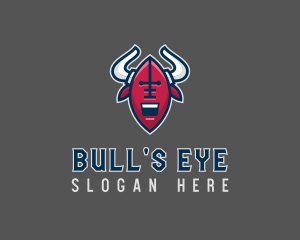 Bull - American Football Bull logo design