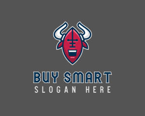 American Football Bull logo design