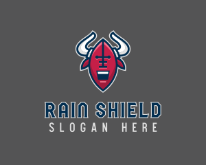 American Football Bull logo design