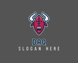 American Football Bull logo design