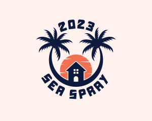 Palm Tree Getaway logo design