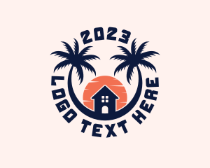 Palm Tree - Palm Tree Getaway logo design