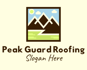 Mountain Peak Hiking  logo design