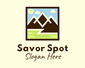 Mountain Peak Hiking  logo design