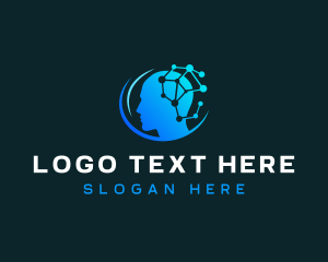 Business - Artificial Intelligence Cyber Tech logo design