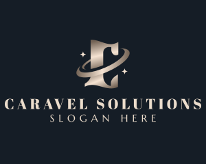 Luxurious Orbit Boutique logo design