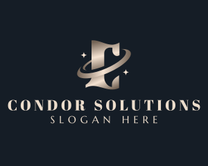 Luxurious Orbit Boutique logo design