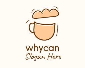 Coffee - Bread & Cup Cafe logo design