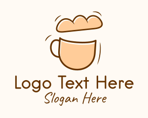 Sweets - Bread & Cup Cafe logo design