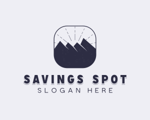 Outdoor Mountain Climbing logo design