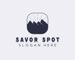 Outdoor Mountain Climbing logo design