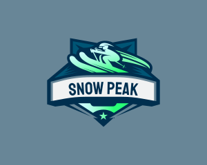 Skiing - Ski Sports League logo design