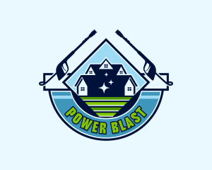 Pressure Washer Sanitation logo design