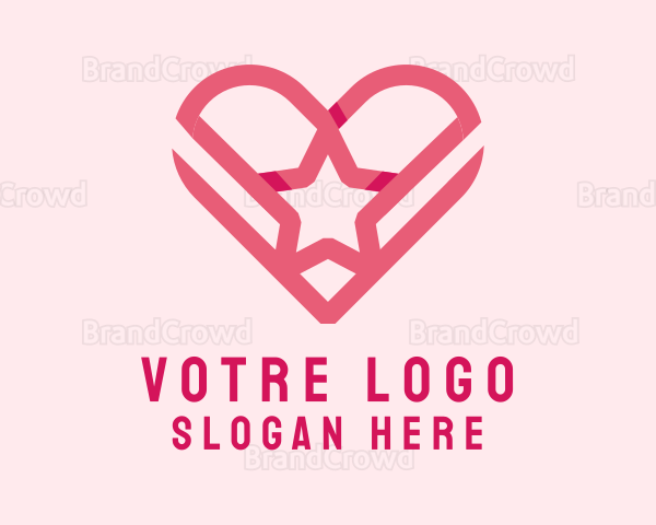 Heart Star Dating Logo