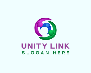 People Team Unity logo design