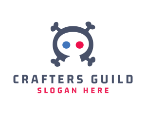 Guild - Skull Head Skeleton logo design