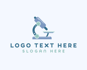 Laboratory - Medical Microscope Laboratory logo design