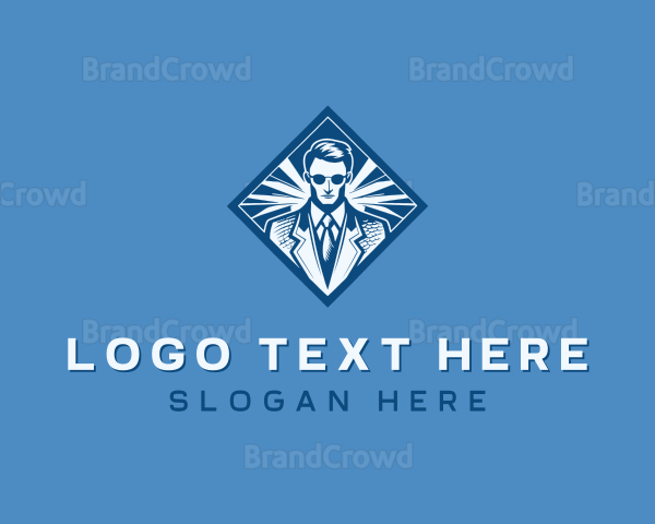 Formal Corporate Businessman Logo