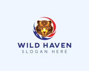 Korean Tiger Beast logo design