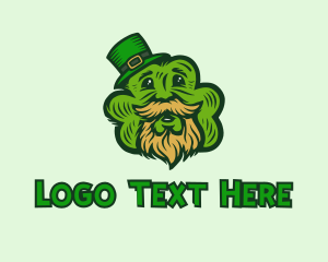 Ireland - Leprechaun Shamrock Mascot logo design