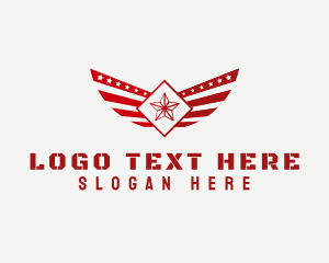 Nautical - Pilot Star Wing logo design